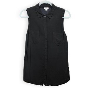 *SOLD* SPLENDID Black Sleeveless Top